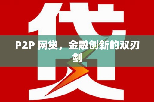 南市P2P 网贷，金融创新的双刃剑