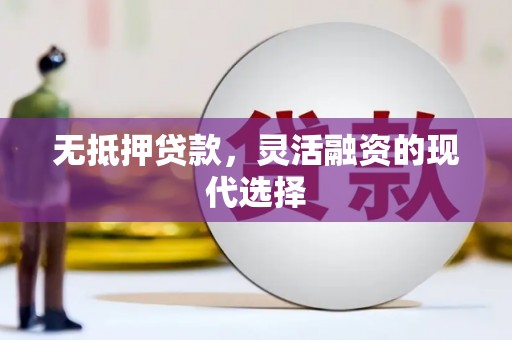 南市无抵押贷款，灵活融资的现代选择
