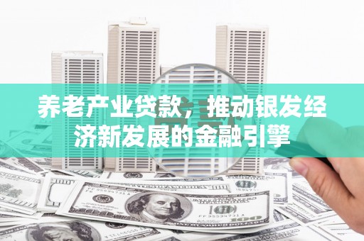 南市养老产业贷款，推动银发经济新发展的金融引擎