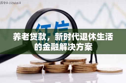 南市养老贷款，新时代退休生活的金融解决方案