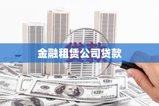 南市金融租赁公司贷款