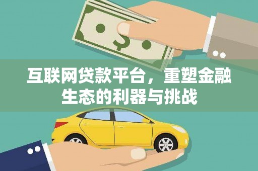 南市互联网贷款平台，重塑金融生态的利器与挑战
