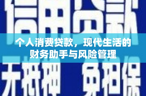 南市个人消费贷款，现代生活的财务助手与风险管理