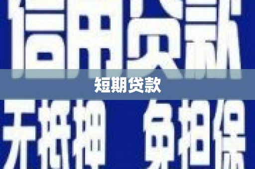 南市短期贷款
